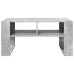 vidaXL Table basse Gris béton 92 x 53 x 45 cm Bois d'ingénierie