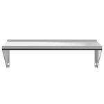 vidaXL Étagère murale 100x45x31 cm argenté acier inoxydable