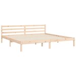 vidaXL Cadre de lit sans matelas bois massif