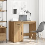 vidaXL Bureau chêne artisanal 100x49x75 cm bois d'ingénierie