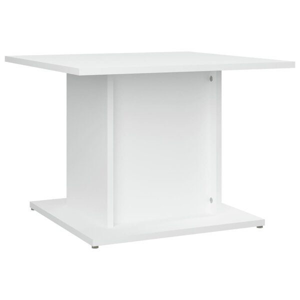 vidaXL Table basse blanc 55 5x55 5x40 cm bois d'ingénierie