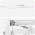 Auvent Rétractable automatique vidaXL Beige 600x300 cm