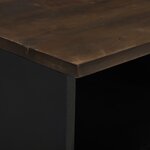 vidaXL Armoires de chevet 2 Pièces 40 x 33 x 46 cm en bois de mangue massif