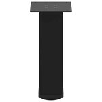vidaXL Pieds de table basse 4 pièces Noir 30-32 cm Acier