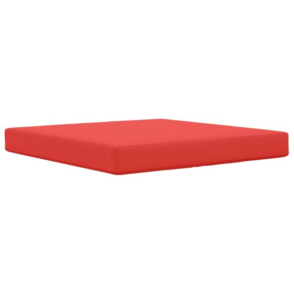 vidaXL Coussin de canapé d'extérieur Polyester Rouge 80 x 80 cm