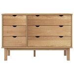 vidaXL Commode OTTA 111x43x73 5 cm bois de pin massif