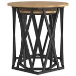 vidaXL Table basse 2 Pièces Chêne artisanal Bois d'ingénierie et acier