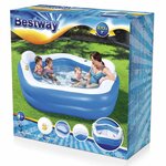 Bestway piscine pour enfants bleu 213 x 207 x 69 cm 54153