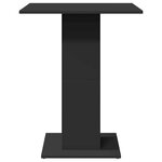 vidaXL Table de bistro Noir 60x60x75 cm Bois d'ingénierie
