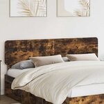 vidaXL Tête de lit Chêne fumé 180 cm Bois d'ingénierie