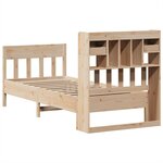 vidaXL Cadre de lit sans matelas 75x190 cm bois de pin massif