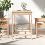 vidaXL Table de jardin 121x82 5x110 cm bois massif de pin