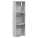 vidaXL Armoire murale de salle de bain Gris Béton 20 x 10 x 60 5 cm