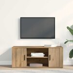 vidaXL Meuble TV chêne artisanal 100 x 35 x 40 cm Bois d'ingénierie