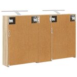 vidaXL Ensemble de Meubles de Salle de Bain 3 Pièces 106 x 16 x 62 5 cm