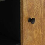 vidaXL Buffet avec 2 portes 90x33x75 cm bois massif de manguier