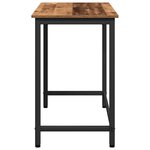 vidaXL table Bois ancien 80 x 50 x 76 5 cm Bois d'ingénierie et acier