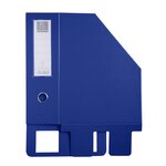 Porte-revues PP - Dos 100mm - livrés à plat - 23x31cm - Bleu foncé EXACOMPTA