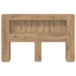 vidaXL Cabinet de Tête de Lit Chêne artisanal 160 cm Bois d’ingénierie