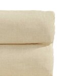 vidaXL Chaises à manger lot de 4 crème tissu