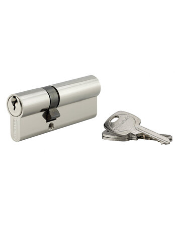 THIRARD - Cylindre de serrure double entrée STD UNIKEY (achetez-en plusieurs  ouvrez avec la même clé)  30x50mm  3 clés  nickelé