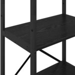 vidaXL Étagère Chêne noir 56 x 34 x 171 cm Bois d'ingénierie