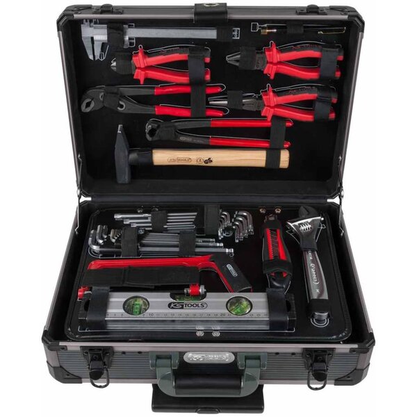 Ks tools ensemble d'outils universel 130 pièces 1/4" + 1/2" 911.0630