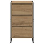 vidaXL Buffet Chêne artisan 42 x 36 x 75.5 cm Bois d'ingénierie