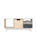Meuble de rangement NABOSKY blanc 1x3