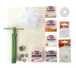 Kit cadeau - Collier de perles douceur (Fimo) - Graine créative