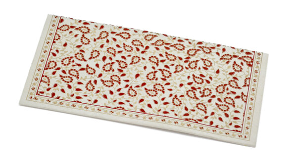 PAPERTREE TAJ Lot de 5 Enveloppes cadeau19x10cm-Ivoire