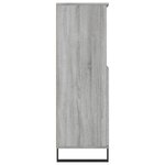 vidaXL Buffet haut Sonoma gris 60x36x110 cm Bois d'ingénierie