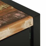 vidaXL Cabinet de Salle de Bain Marron Bois massif de récupération