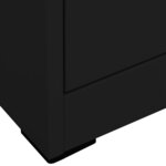 vidaXL Classeur Noir 46x62x72 5 cm Acier