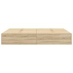 vidaXL Cadre de lit Chêne sonoma 200 x 160 x 31 5 cm Bois d'ingénierie