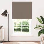 vidaXL Store enrouleur occultant café 140x230cm largeur du tissu