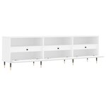 vidaXL Meuble TV blanc 150x30x44 5 cm bois d'ingénierie