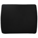 vidaXL Coussin de Dos avec oreiller Noir 35 5 x 30 x 12 cm Avec filet