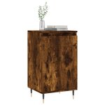 vidaXL Buffets 2 Pièces chêne fumé 40x35x70 cm bois d'ingénierie