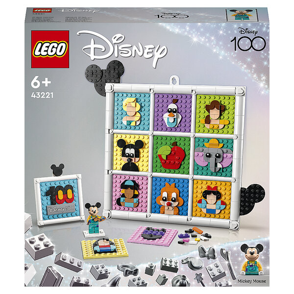 Set de Décoration LEGO Disney 100 Ans d'Icônes avec Minifigurine Mickey