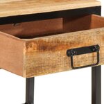 vidaXL Cabinet de chevet avec tiroir Marron 40 x 35 x 50 cm