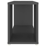 vidaXL Meuble TV Gris 60x24x32 cm Aggloméré