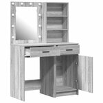 vidaXL Ensemble de Coiffeuse 2 Pièces Sonoma gris 50 x 41 x 135 cm