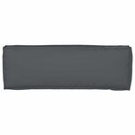 vidaXL Set de coussins de palette 2 Pièces Anthracite 120 x 40 x 8 cm