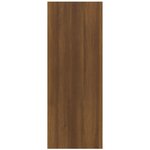 vidaXL Table console Chêne marron 78x30x80 cm Bois d'ingénierie