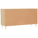 vidaXL Banc à chaussures chêne sonoma 102x35x55 cm bois d'ingénierie
