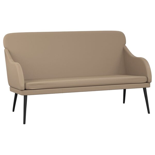 vidaXL Banc Cappuccino 110x76x80 cm Similicuir
