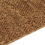 vidaXL Tapis à poils bouclés fait à la main 80x160 cm Jute et coton
