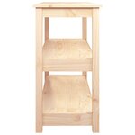 vidaXL Table console 110x40x74 cm Bois massif de pin