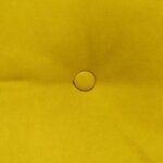 vidaXL Coussin de Dos Jaune 200 x 24 x 50 cm Velours